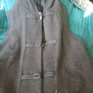 2x Ralph Lauren grey hooded vest